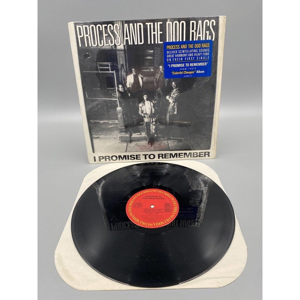 PROCESS &‎ THE DOO RAGS - I Promise To Remember -12" Vinyl Record Single- 1987